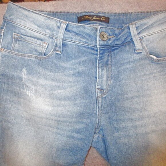 Mavi Karly Mid Rise Bermuda Shorts Women's Size 29 Stretch Denim Mid Rise Jorts - Picture 2 of 12